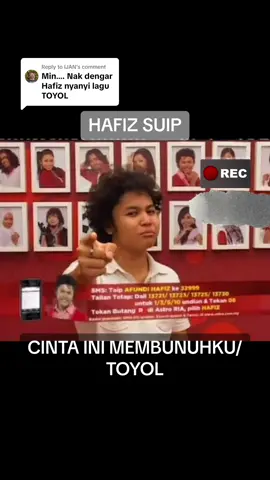 Replying to @IJAN  CINTA INI MEMBUNUHKU DAN TOYOL AKADEMI FANTASIA 7 #hafizsuip #fyp #af7 #akademifantasia #toyol #cintainimembunuhku 