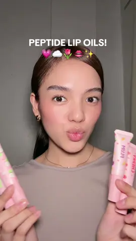 omg!!! so so so inlove with these peptide lip oils from @The Daily Glow 💗👄  #fyp #peptidelipoil #peptideliptreatment #lipoil #makeup #thedailyglow 