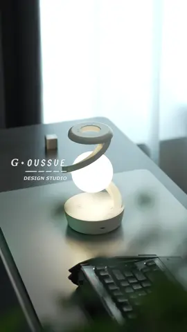 Creative Desktop Visual Floating Rotating Atmosphere Lamp with Smartphone Wireless Charging, Desk Lamp and Night Light.

#light #lamp #desksetup #design #digital #goussve