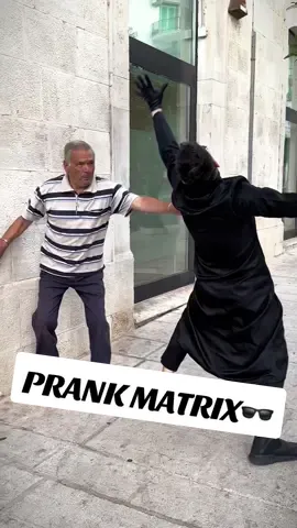 WELCOME TO THE MATRIX 😎. #matrix #prank #trinity #explore #future #street #mood #specialeffects #reaction #fyp #viral 