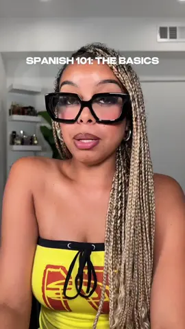 Teaching the gurls how to speak spanish!!!🫡 Consider this part 1 of “spanish 101:the basics” with Daviana tehee🇩🇴❤️ #spanishtiktok #spanishforbeginners #LanguageLearning 