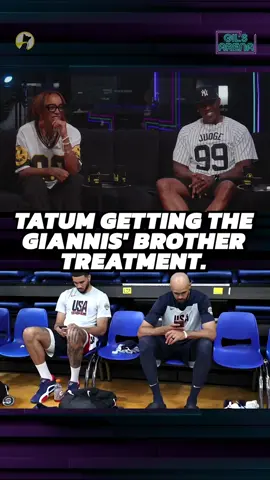 Jayson Tatum is getting Thansis treatment 🫠   #NBA #teamusa #jaysontatum #derrickwhite #olympics #olympicbasketball #fypage #celtics 