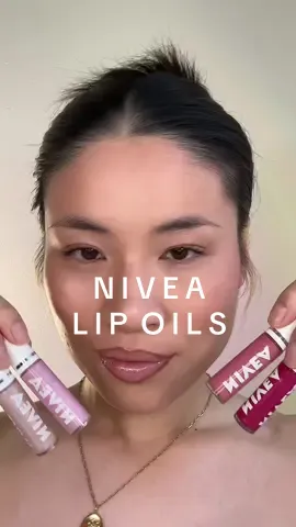 Love these lip oils - pink rock is my favourite! 🩷 These shades are worn on bare lips with some brown lip liner. I would wear the lighter shades as a lip topper over lipstick or lipstain 💋 They feel very smooth and nourishing!  These products are gifted by @NIVEA UK with no obligation to review or post.  #nivea #niveauk #niveafamily #lipoil #nivealipoil #lipoilswatch #swatches #niveaswatches #lipshades #lipoilshades #makeup 