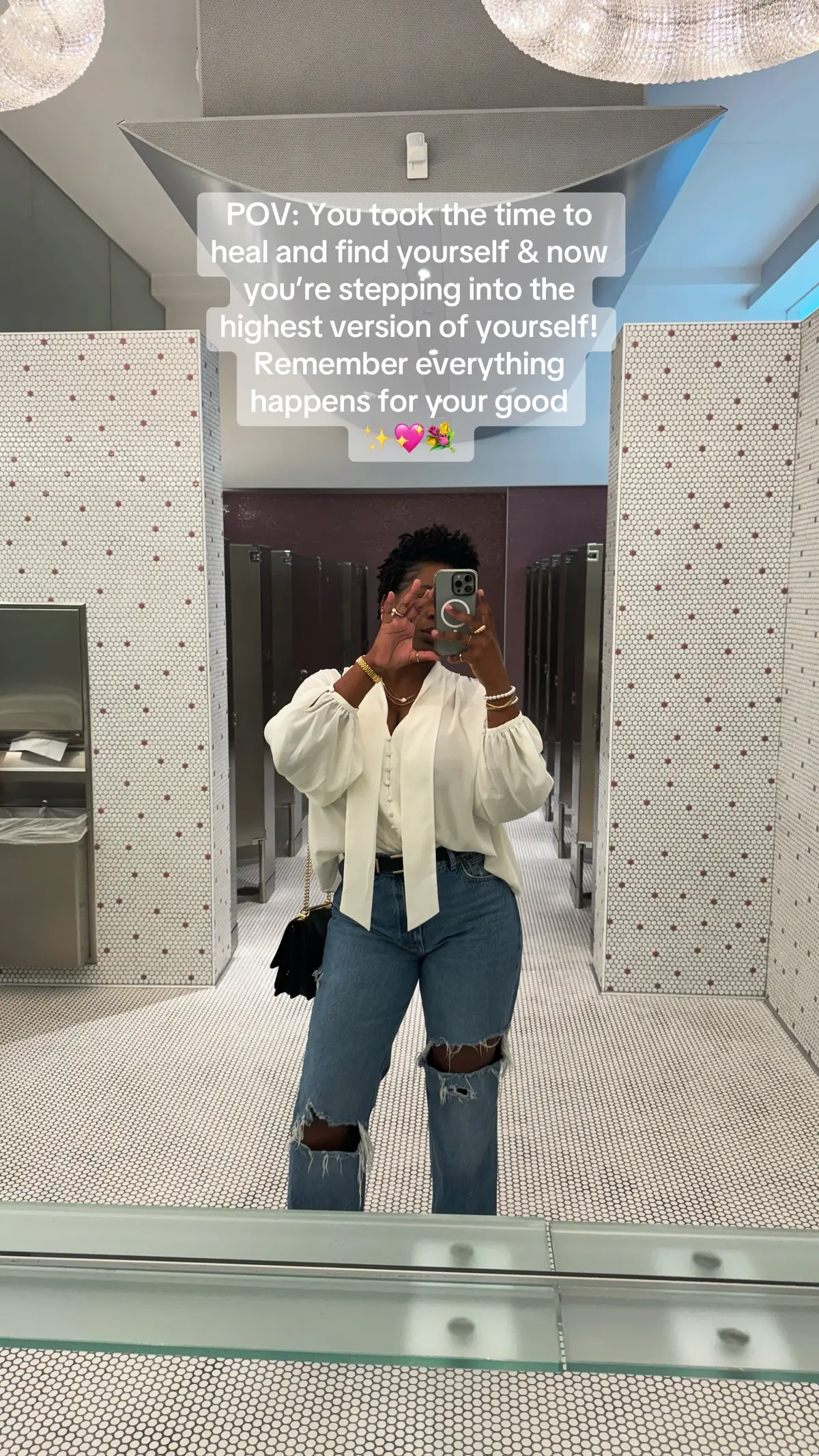 POV: You took the time to heal and find yourself & now you’re stepping into the highest version of yourself! Remember everything happens for your good  ✨💖💐