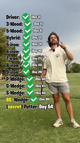 Day 54 of making a par with every golf club!! #golf 
