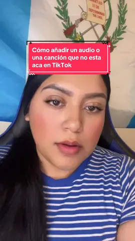 Como añadir un audio o una canción que no esta aca en tiktok 