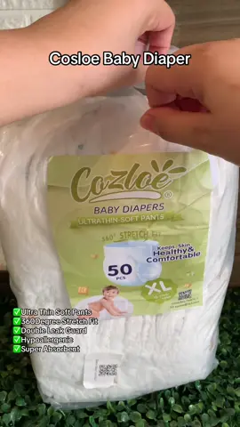 Pwede pang nighttime use sa sobrang absorbent🥰❤️#fyp #cozloe #babydiaper #koreandiaper #murangdiaper #babydiapers #MomsofTikTok #dadsoftiktok #firsttimemom 