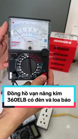 Đồng hồ vạn năng kim Yx360 có Đèn và Loa báo thông mạch. Chuyên dùng đo linh kiện. Đo điện áp. Đo dòng. Đo thông mạch có chuông báo. Đo điện trở. Đo loa. #xuhuongtiktok #donghovannang 