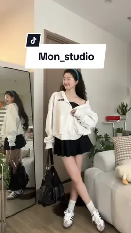 Đồ mặc lạnh tiếp nhooooooo👭  @Mon Studio #fitcheck #outfitideas #hoodiezip #quinneeeee 
