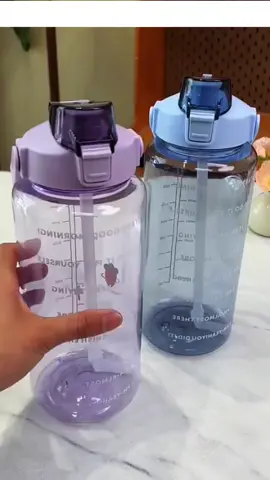 Sering kelupaan minum air putih?? Pake botol ini cukup membantu loh,,, muat sampai 2 liter air bun,, #botolair #botolairviral #promoguncang88 