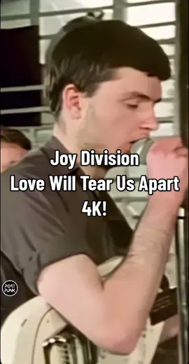 Joy Division - Love Will Tear Us Apart (1980) (4K60fps) PPTv #JoyDivision  #4K #70s #80s #LoveWillTearUsApart #PostPunk #iancurtis #punk #Love #goth 