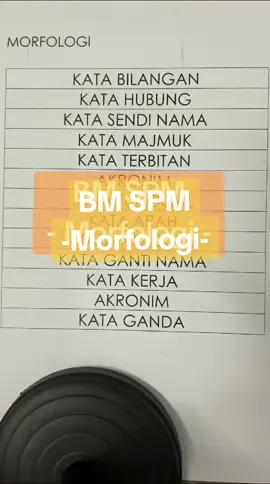 BM SPM dah tau ke soalan morfologi tanya apa? #bm #spm #ulangkaji #revision #bahasamelayu #bmspm #form5 #tips  #tingkatan5 #tingkatan4 
