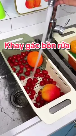 Sử dụng cái khay gác bồn rửa này tiện lợi thực sự mọi người ạ #khaygacbonruachen #khaygacbonrua #khaygacbonruarutgon #giagacbonrua #giadungtienich 