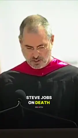 Steve Jobs’ Thoughts on Death. Speaker: Steve Jobs #death #quote #speech