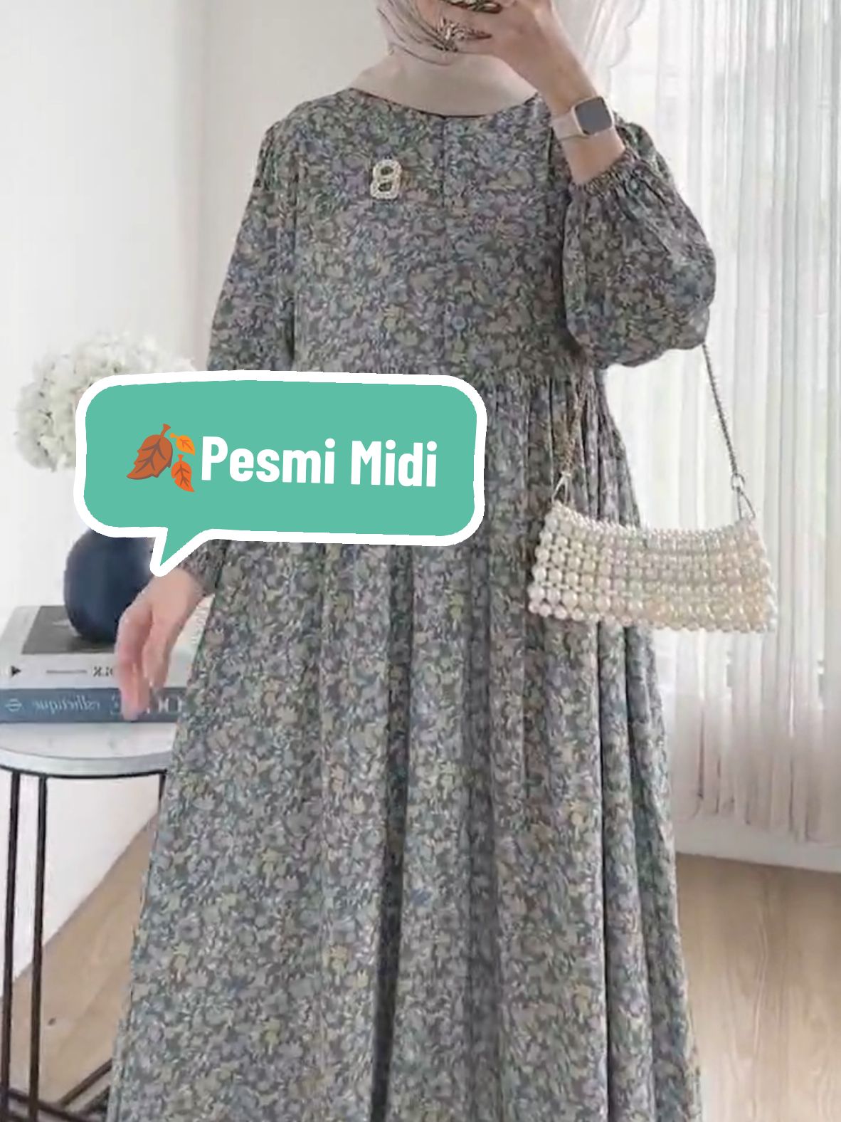 Pesmi Midi LD 105cm #mididress #midipremium #dresscantik #gamiscantik #fypyukkkk 