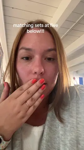 size up in the bottoms though!!! #fivebelow #fivebelowfinds #fivebelowhaul #matchingsets #matchingset #affordable #affordablefashion 