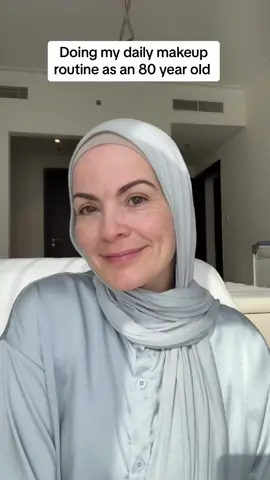 Doing my daily makeup routine as an 80 year old 🥰👵🏻❤️