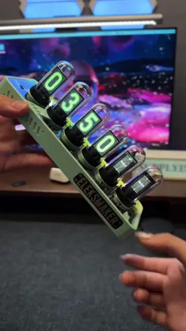 RGB quasi-glow tube clock creative computer desktop esports ornaments Eleksmaker to send her boyfriend holiday gifts #TikTokMadeMeBuyit #foryou #bestproducts #fyp #fypシ #tools #accessories #amazonfinds #aliexpressfinds 