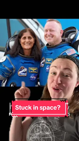 You couldn’t pay me to go to space #stem    Sources: 1. “They went to space for eight days – and could be stuck until 2025” 2. “Will SpaceX carry Boeing Starliner crew home? Here’s how Dragon could do it” – Space (dot com) 3. “How NASA’s Stranded Starliner Astronauts Could Fly Home with SpaceX” – Scientific American 
