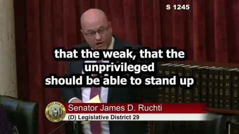 Senator Ruchti speaks against SB 1245 during the 2024 legislative session unafraid to stand up to big fertilizer companies which dominate in his home district. Senator Ruchti’s speech inspired his colleagues in the senate to vote no and fail SB 1245. 