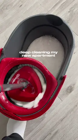 Deep cleaning my new apartment using the @O-Cedar mop system! 10/10. It got so much dirt & grime up. Dont believe them people when they say they’ve already cleaned your apartment — deep clean your new apartment yourself! #fyp #moveinday #firstapartment #deepclean #ocedarmop #mopping #deepcleaning #newapartment #movingvlog #apartment #movingday 