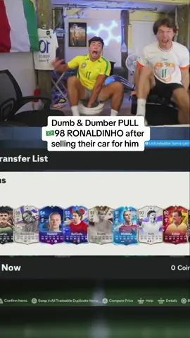 It was finally worth it😭 #devincaherly #devinanddylan #fifa #fc24 #gaming #packopening #Ronaldinho 
