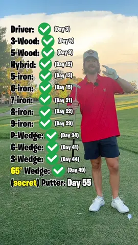 Day 55 of making a par with every golf club! #golf 
