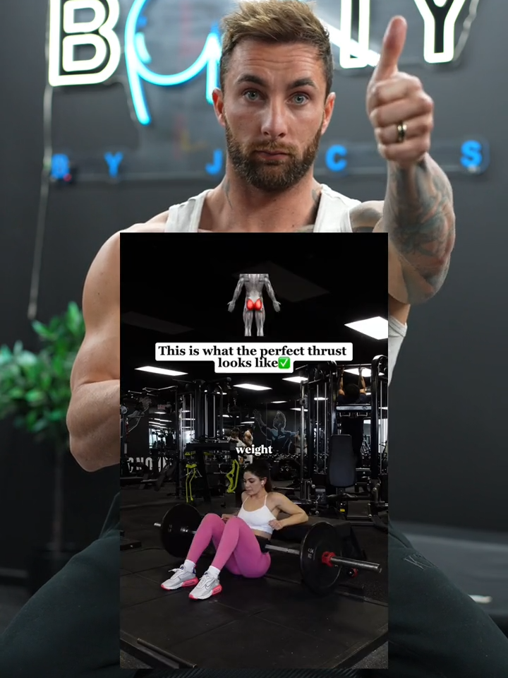 I love this explanation 👏 #hipthrust #glutes #gluteworkout #reaction #Fitness