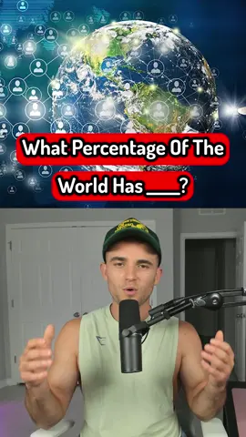 What Percentage Of The World Population Has ____?
