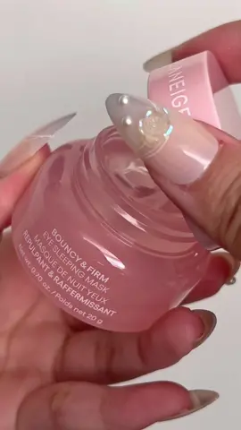Obsessed, gifted by Laneige. @laneige_us  The NEW Bouncy Firming Eye Sleeping Mask is a hydrating overnight treatment designed to target fine lines and improve skin elasticity around the delicate eye area. Its unique gel-cream formula feels lightweight yet nourishing, helping to lock in moisture while you sleep.  #giftedbylaneige #laneige #laneigebouncyandfirm #aestheic #girlygirl #ugcvideo #pinkgirly #pinkaeasthetic #skeepers #asmr #skincare 
