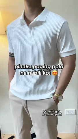 Matik pogi pag naka knitted polo! 😍 #poloshirt #outfitideas #poloformen #polo #mensoutfit #outfits #outfitideaformen #texturedpolo #mensootd 