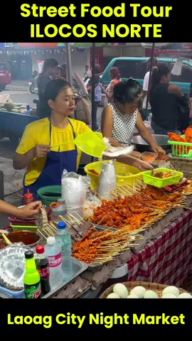 Laoag City Night Market | Street Food Tour in Ilocos Norte! #streetfood #ilocosnorte #philippines #foodtrip #Foodie #empanadas #ilocano 