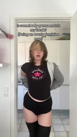 Is somebody?😔 (still wearing shorts) #femboy 