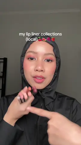 my lip liner collections!!🍒🤗 #lipliner 