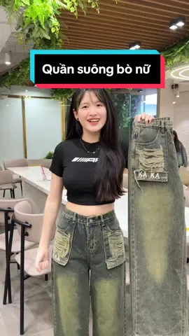Quần suông bò nữ #quannu #quansuong #quansuongnu 