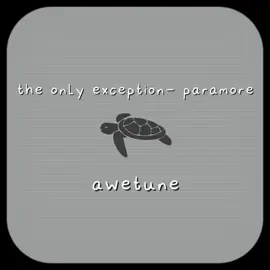 you are the only exception 😆😆😆 #theonlyexception #paramore #theonlyexceptionparamore #slowedaudio #softaudio #editaudio #audio #awetune #fyp #viral #actives? 