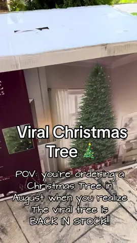 The Viral Christmas tree  is BACK IN STOCK!!! I linked it on my LTK page (my.southern.style) @LTK @The Home Depot  #christmastree #viralchristmastree #hobbylobbychristmastree #twinklingchristmastree #christmastime #christmasdecor #viralchristmas #holidaytime 