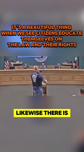 It's a beautiful thing when we see citizens educate themselves on the law and their rights #viralvideos #citycouncil #harveyfreebird #fypシ゚viral 