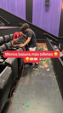 Limpiando cines #limpiando #cines #fypage #viraltiktok 