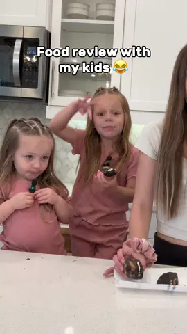 The official volunteer cookie reviewers. @Bake It By Angie cookies are AMAZING 🤤 They launch today 8/11. Who thinks we should do more food reviews? #foodreview #foodreviews #cookies #cookie #asmr #foodasmr #kids #comedy #funny #mom 