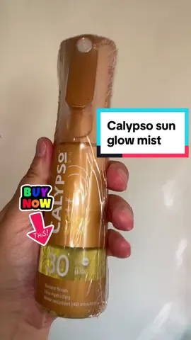 Calypso sun glow mist #calypso #glowmist #waterresistant @Calypso Sun 