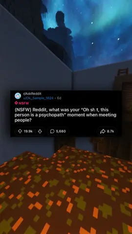 Reddit, what was your “Oh crap, this person is a psychopath” moment when meeting people?  #reddit #redditreadings #reddit_tiktok #redditstorytime #askreddit #fyp 