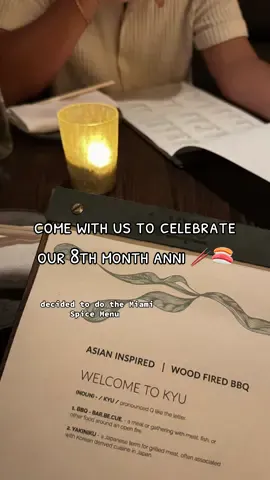 save this for your next date idea 🥢🍣 #kyu #kyumiami #dateideas #anniversarymonth #restaurant #miamirestaurants @KYU 