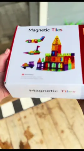 Looking for the perfect indoor playtime gift? This 80-count magnetic tile set is just $16.99!! Get yours now before they’re gone! 🛒✨ #ToyDeals #MagneticTiles #AffordableFun #sensorybin #teachersoftiktok #teacherhacks #teacherdeals #finemotorskills #tiktokshopfinds 