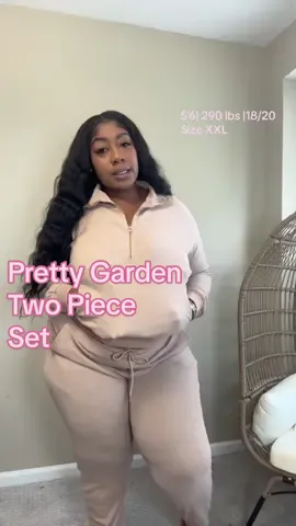 Pretty Garden  2 piece Sweatsuit/ Sweatpants outfit ✨. . . . . . . . . #sweatpantsoutfit #twopieceset #fallhaul #fall2024 #tiktokshop #ttsacl 