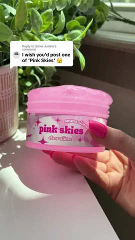 Replying to @Slime Junkie 💖 Pink Skies 💖 This one is so beautiful!! 🔗  #ammaslimes #slime #slimes #clearslime #asmr #asmrsounds #asmrvideo #smallbusinesscheck #smallbiz #slimeshop #slimee 