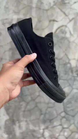 Sepatu Converse Full black ox #SEPATUCONVERSE #sepatu #converse 