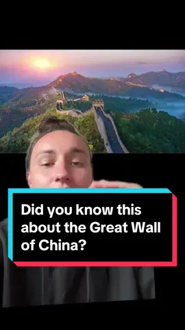 #greenscreen the Great Wall of China deserves more hype. Especially in the trivia would. #travelfacts #greatwallofchina #funfacts #DidYouKnow #chinatravel #traveltochina #bucketlistdestinations #themoreyouknow #china #travel #History #uniquetravelexperiences #uniquetraveldestinations 