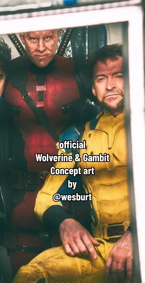 a closer look at some official Wolverine and Gambit concepts from @wesburt #deadpool #wolverine #deadpool3 #marvel