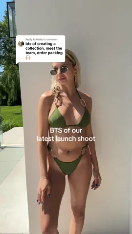 Replying to @Hailey this is proof that I am an employee of @sandra on shoot days #smallbusinessbts @sasa swim 💚